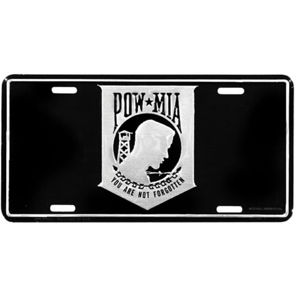 License Plate-POW-MIA